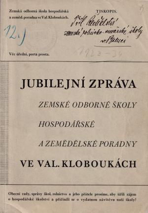 jubilejni zprava 1934